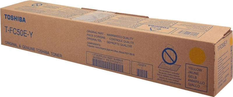 Toshiba T-FC50EY Amarillo Cartucho de Toner Original - 6AJ00000111/6AJ00000225/6AJ00000299
