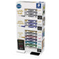 Staedtler Metallic Expositor de 130 Rotuladores de Punta Fina Metalicos - Tinta Base de Agua - Color