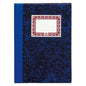 Dohe Cuaderno Cartone Rayado Horizontal - Folio Natural - Lomera de Tela - 100 Hojas Offset de 70gr