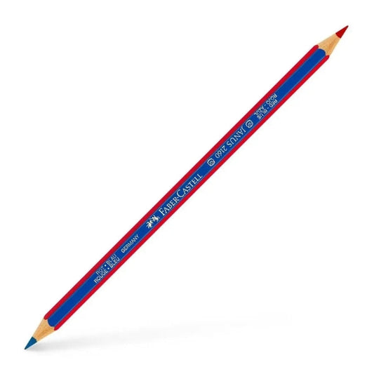 Faber-Castell Janus 2160 Lapiz Fino Bicolor Hexagonal - Ecologico - Resistente a la Rotura - Color R
