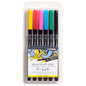 Lyra Aqua Brush Duo Basic Tones Pack 6 Rotuladores de Doble Punta - Punta Pincel 4mm, Punta Fina 2mm
