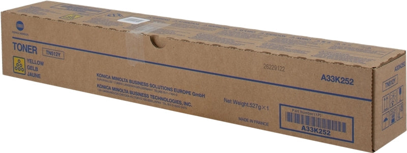 Konica Minolta TN512 Amarillo Cartucho de Toner Original - TN512Y/A33K252