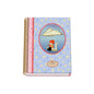 Dohe Santoro Poppi Loves Messenger Cuaderno Espiral Tapa Dura - Tamaño A5 de 100 Hojas 90gr - Hojas Microperforadas con 2 Taladros - Cuadricula 5mm