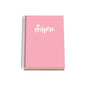 Dohe Serie Pastel Cuaderno con Espiral - Tamaño A5 de 100 Hojas 90gr - Hojas Microperforadas con 2 Taladros - Cuadricula 5mm - Color Rosa Pastel