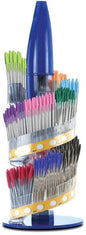 Bic Cristal Family Expositor de 770 Boligrafos de Bola - Punta Redonda de 1.6mm - Trazo 0.42mm - Tin