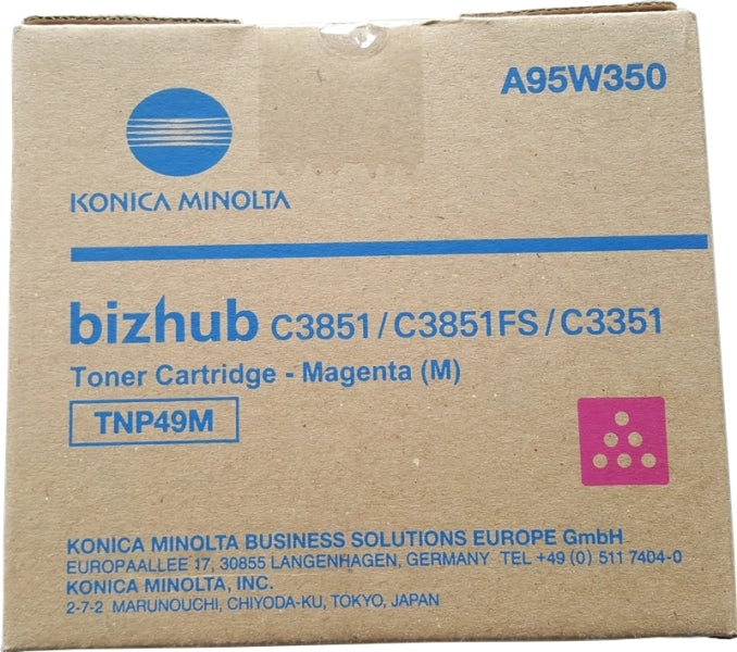 Konica Minolta TNP49 Magenta Cartucho de Toner Original - TNP49M/A95W350