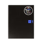 Miquel Rius Notebook1 Cuaderno de Espiral Formato A4 - 80 Hojas Microperforadas con 4 Taladros - Cuadricula 5x5 - Banda de las Hojas Azul - Cubiertas de Polipropileno - Color Negro - Cantidad: 5