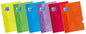 Oxford Classic Pack de 10 Libretas Grapadas Formato A5+ Cuadriculado 4x4mm - 48 Hojas con Margen - Tapa Blanda Plastificada - Colores Surtidos