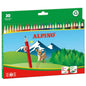 Alpino Pack de 30 Lapices de Colores Creativos - Mina de 3mm - Resistente a la Rotura - Hexagonal -