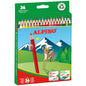 Alpino Pack de 36 Lapices de Colores Creativos - Mina de 3mm Resistente a la Rotura - Bandeja Extrai