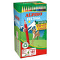 Alpino Festival Economy Pack de 144 Lapices Hexagonales de Colores - Mina de 3mm - Ideal para Colegi