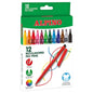 Alpino Pack de 12 Rotuladores Escolares - Punta Fina de 3mm - Superlavables y Brillantes - Ideal par
