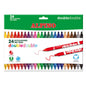 Alpino Pack de 24 Rotuladores de Doble Punta - Caja 20+4 - Pinta Grueso o Fino con un Mismo Rotulado