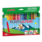 Alpino Pack de 24 Ceras PlastiAlpino para Niños - Material Resistente y No Mancha - Colores Brillant