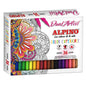 Alpino Dual Artist Color Experience Pack de 36 Rotuladores - Doble Punta (Fina de 0.7mm y Pincel de