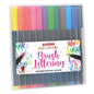 Alpino Color Experience Pack de 12 Rotuladores Brush Lettering - Punta Pincel de 4.55mm - Tinta Base