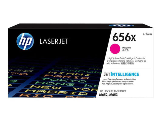 HP CF463X Magenta Cartucho de Toner Original - 656X