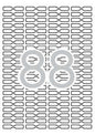 Apli Etiquetas Blancas Removibles Joyeria 45.0 x 8.0mm 25 Hojas