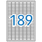 Apli Etiquetas Blancas Opacas 25.4 x 10.0mm 20 Hojas