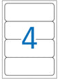 Apli Etiquetas Azules para Archivo 190.0 x 61.0mm 20 Hojas