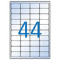 Apli Pack de 440 Etiquetas Transparentes Permanentes 48.5 x 25.4mm