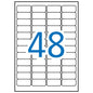 Apli Etiquetas Blancas de Seguridad 45.7 x 21.2mm 10 Hojas