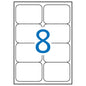 Apli Etiquetas Blancas Resistentes Intemperie 99.1 x 67.7mm 20 Hojas