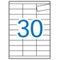 Apli Etiquetas Blancas para Estanteria 67.0 x 25.4mm 10 Hojas