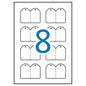 Apli Etiquetas Colgantes Imprimibles 36.0 x 53.0mm 10 Hojas