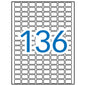 Apli Etiquetas A5 Blancas 10.0 x 16.0mm 15 Hojas