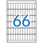 Apli Etiquetas A5 Blancas 12.0 x 30.0mm 15 Hojas