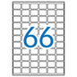 Apli Etiquetas A5 Blancas 16.0 x 22.0mm 15 Hojas