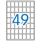 Apli Etiquetas A5 Blancas 19.0 x 27.0mm 15 Hojas