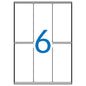Apli Etiquetas A5 Blancas 49.0 x 100.0mm 15 Hojas
