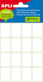 Apli Etiquetas Minibolsa Blancas 19.0 x 27.0mm 6 Hojas