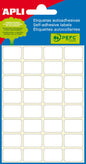 Apli Etiquetas Minibolsa Blancas Joyeria 49.0 x 10.0mm 4 Hojas