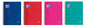Oxford Europeanbook 10 Cuaderno Espiral Formato A4+ Cuadriculado 5x5mm - 150 Hojas - Tapa Extradura acabado Brillante - 10 Bandas de Color - Colores Surtidos - Cantidad: 5