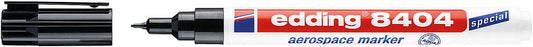 Edding 8404 Rotulador Aeroespacial Permanente - Escribe sobre Metal - Punta Redonda - Trazo 0.75mm -