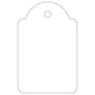 Apli Etiquetas Colgantes Blancas 28 x 43mm 100 U.
