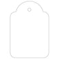 Apli Etiquetas Colgantes Blancas 36 x 53mm 100 U.