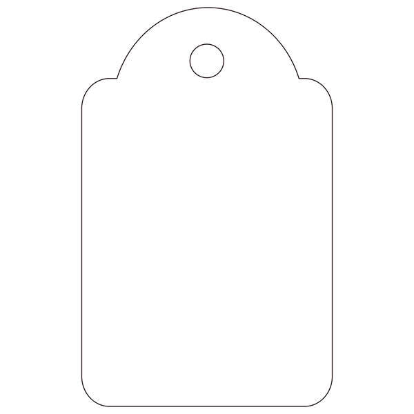 Apli Etiquetas Colgantes Blancas 22 x 35mm 500 U.