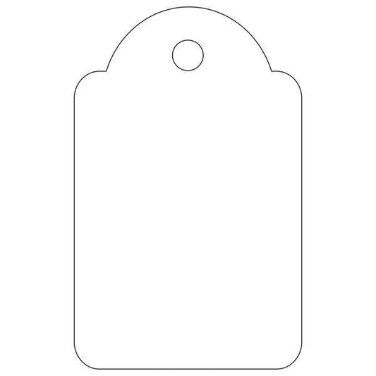 Apli Etiquetas Colgantes Blancas 22 x 35mm 500 U.