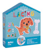 Apli Myfirstlacing - Juego de Enhebrar para Niños - Fomenta la Motricidad Fina y la Coordinacion Ojo-Mano - Incluye Cordones y Tarjetas con Dibujos para Enhebrar
