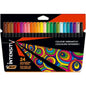 Bic Intensity Pack de 24 Rotuladores - Punta 0.9mm - Tinta con Base de Agua Lavable - Colores Surtid