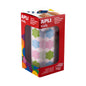 Apli Kids Rollo de 900 Gomets con Forma de Flor - Adhesivo Base Agua - Libre de Disolventes - Materiales 100% Reciclables - Colores Azul, Verde y Rosa Pastel
