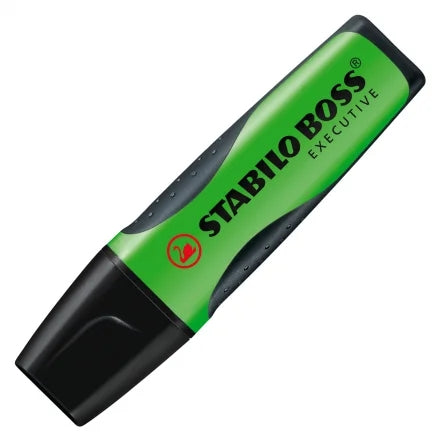 Stabilo Boss Executive Marcador Fluorescente - Zona de Agarre - Trazo entre 2 y 5mm - Recargable - T