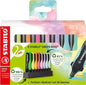 Stabilo Green Boss Set de Mesa de 8 Marcadores Fluorescentes - Fabricado con un 83% de Plastico Reci