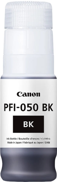 Canon PFI050 Negro Botella de Tinta Original - PFI-050BK/5698C001