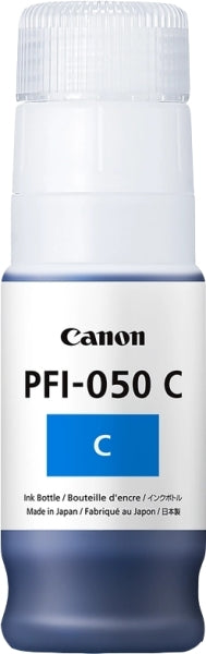 Canon PFI050 Cyan Botella de Tinta Original - PFI-050C/5699C001