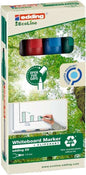 Edding 29 EcoLine Pack de 4 Rotuladores para Pizarra Blanca - Punta Biselada - Trazo entre 1-5mm - 9